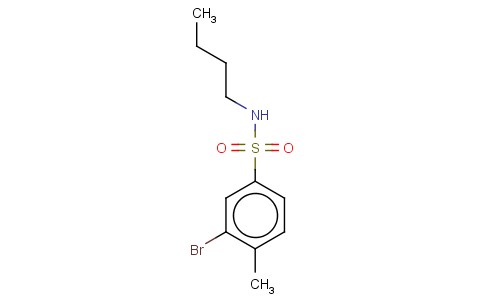 N-BUTYL 3-BROMO-4-METHYLBENZENESULFONAMIDE